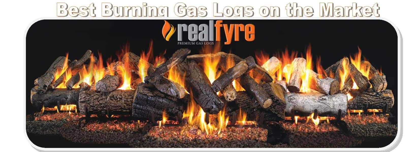 R.H. Peterson Gas Logs Burning