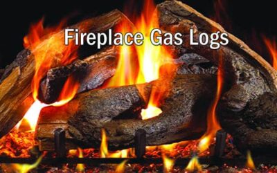Fireplace Gas Logs Burning
