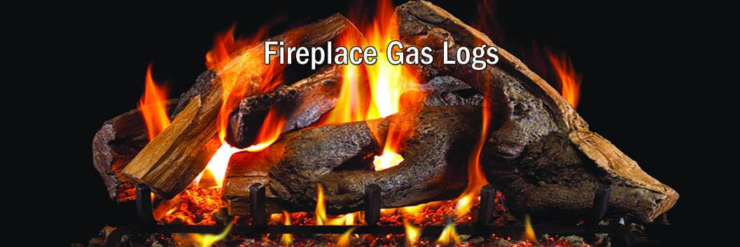 Fireplace Gas Logs Burning