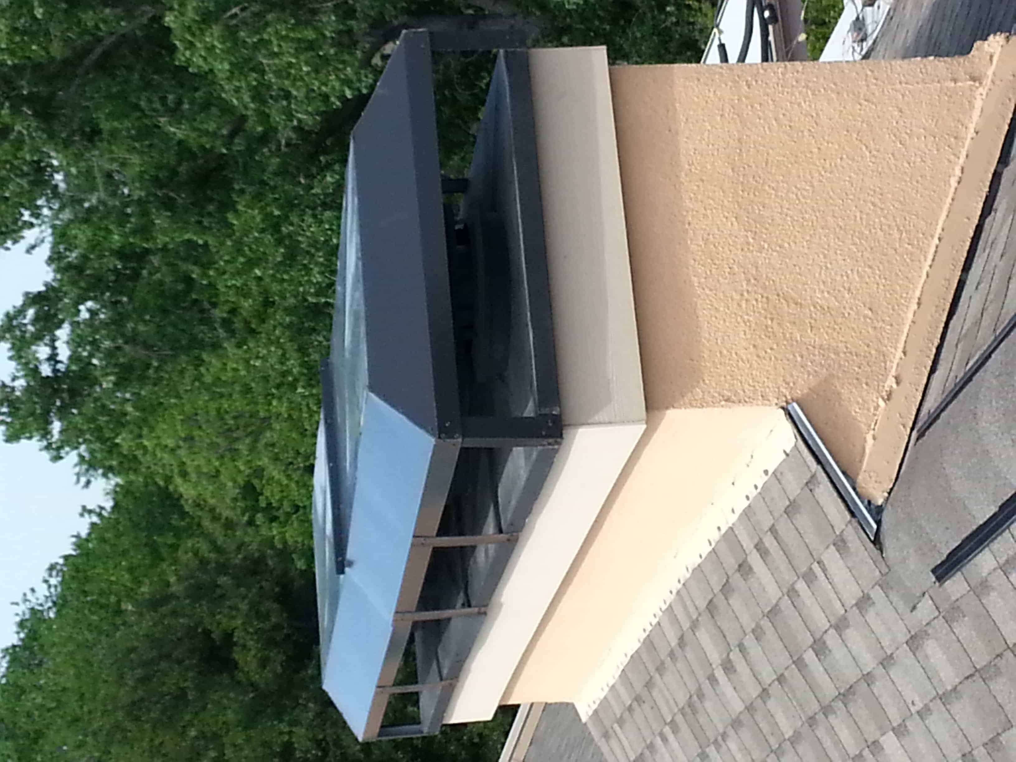 Installation of Chimney Cap by Master Services
