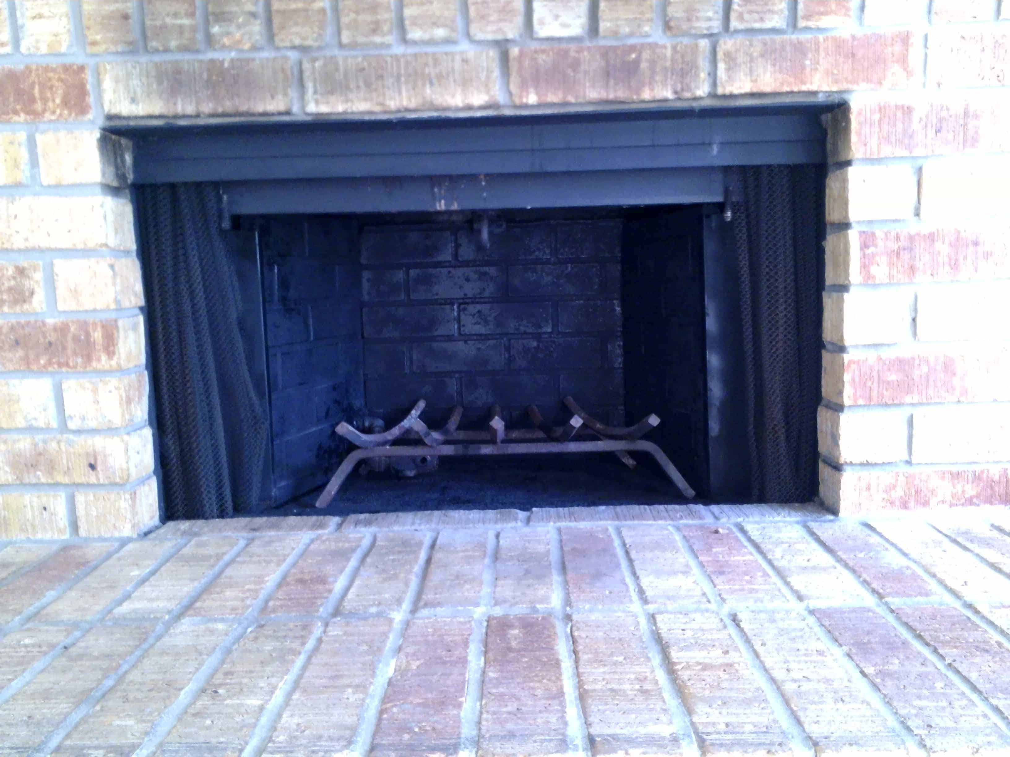 Fireplace Cleaning Process