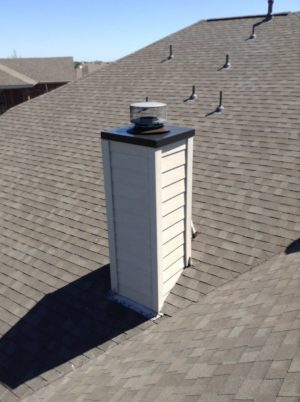 Chase Cover Installation on Chimney Cap
