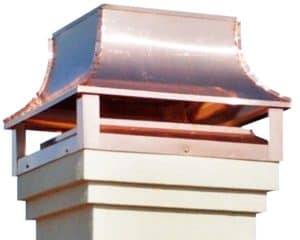 Chimney Cap Hayes Bell made from Copper