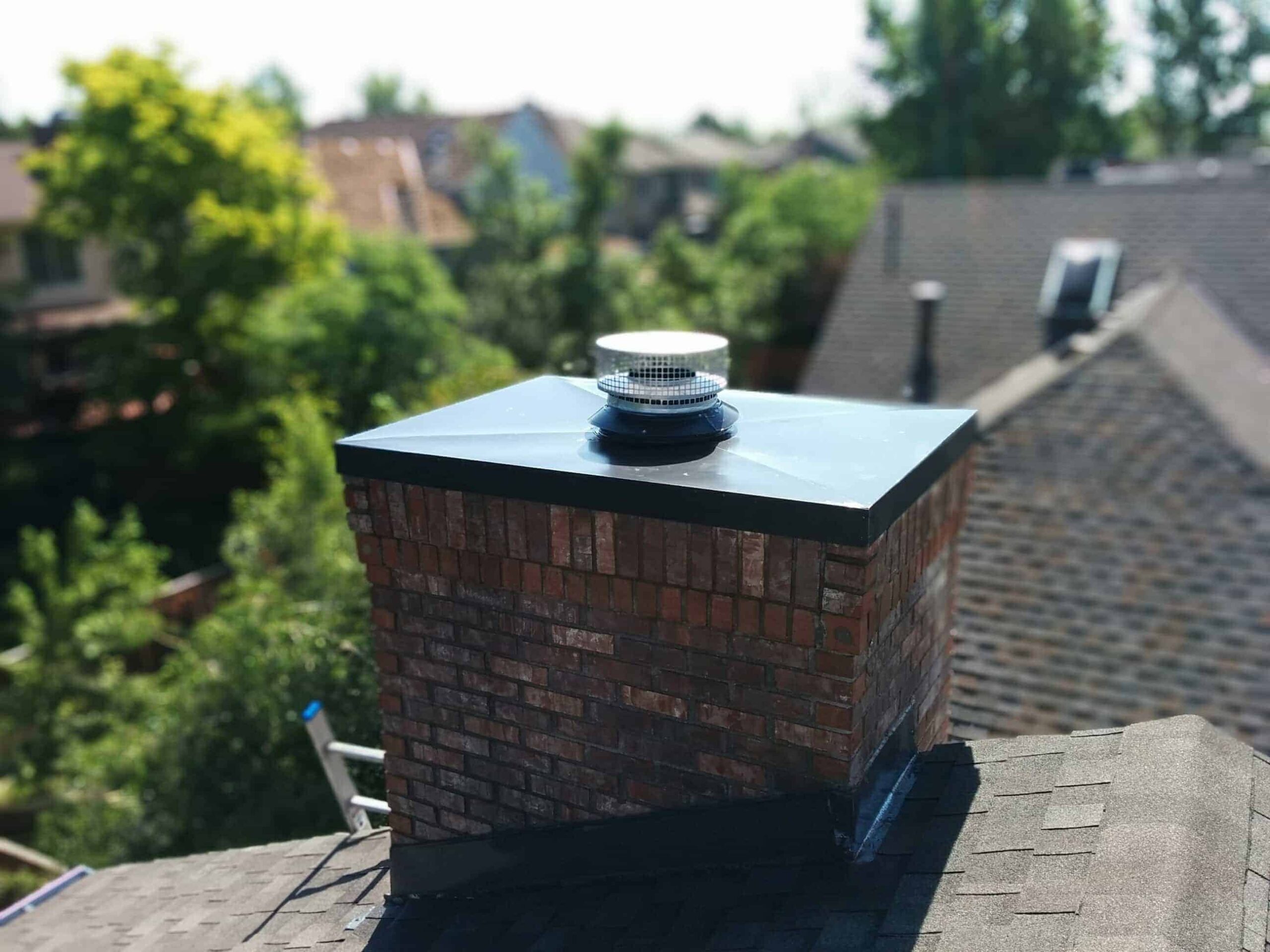 Chimney Cap Chase Pan