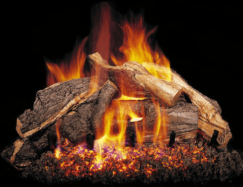 Burning Gas Logs Example