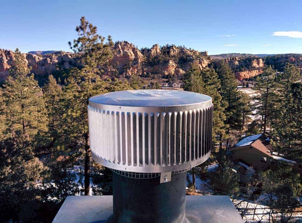 Example of Spark Arrestor Installed
