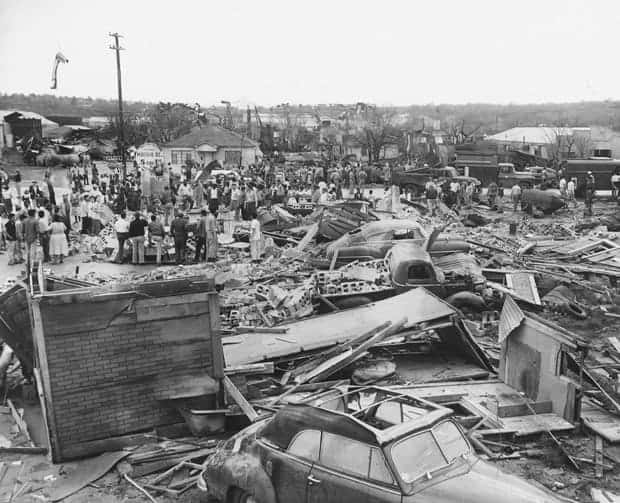 Damage from Tornado Picture