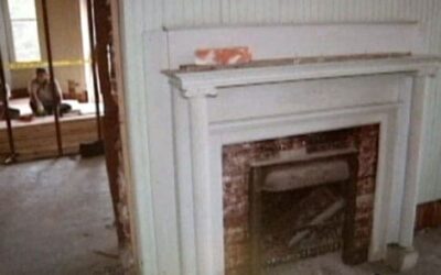 Fireplace picture on ABC News channel