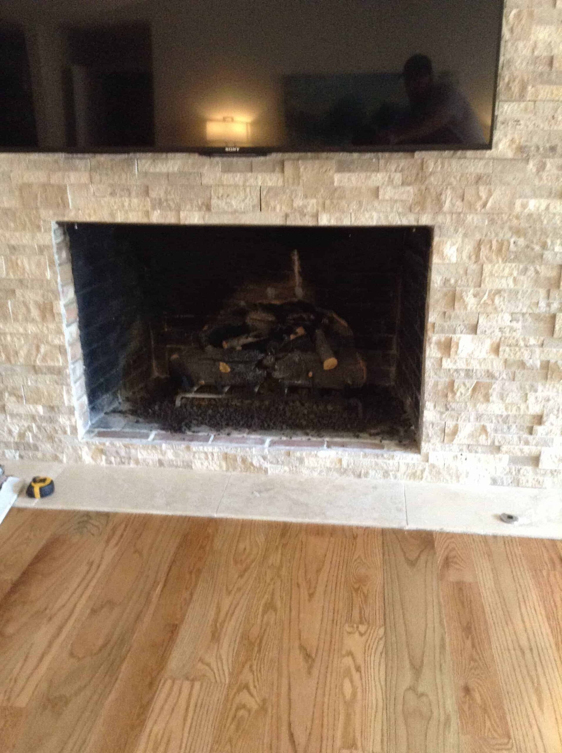Houston chimney sweep Picture of Fireplace by Master Services