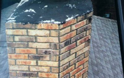 Bad Chimney Before Repairs and Replacement