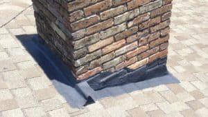 Flashing Sealed Chimney to Roof