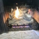 Installed Gas logs