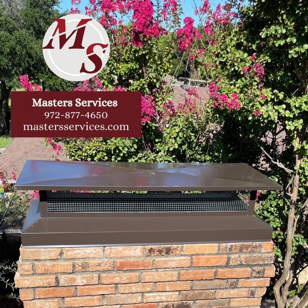 Installed Chimney Cap #1 by Masters Services