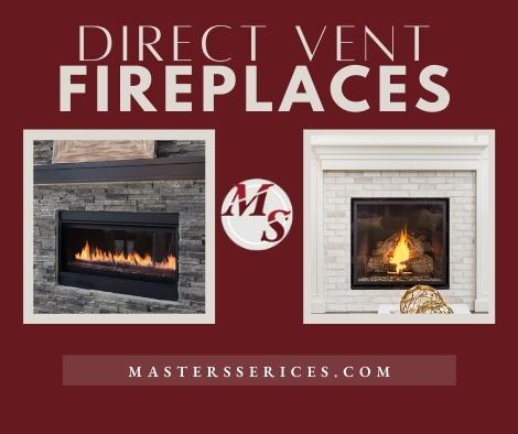 Two Direct Vent Fireplaces