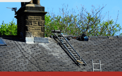 Completed chimney flashing repair by Masters Services in Dallas