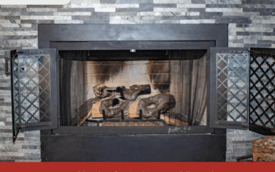 Completed fireplace remodeling by Masters Services Chimney & Masonry.