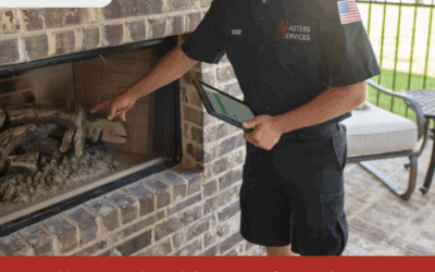 Masters Services Chimney & Masonry performing a thorough chimney inspection.