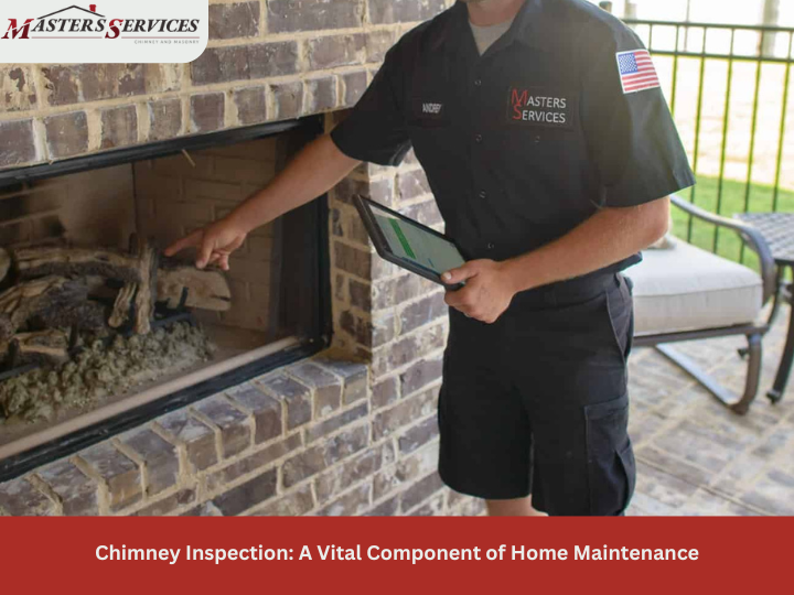 Masters Services Chimney & Masonry performing a thorough chimney inspection.