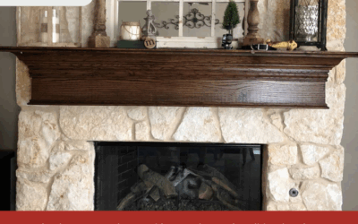 Masters Services Chimney & Masonry custom fireplace door installation.