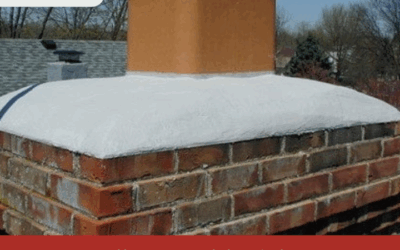 Chimney crown repair by Masters Services Chimney & Masonry, ensuring a well-maintained and protected chimney system.