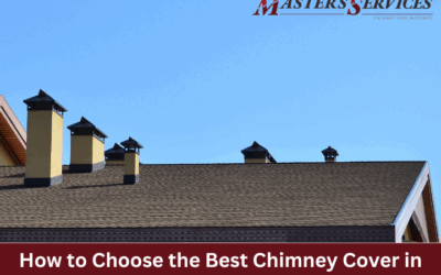 Stainless steel chimney cover installed by Masters Services Chimney & Masonry in Dallas.