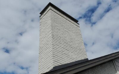 Water damage in an uncapped chimney, highlighting the risks and solutions provided by Masters Services Chimney & Masonry.