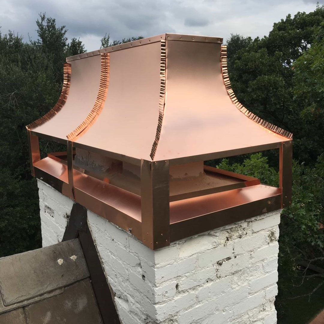 Installing custom chimney caps and more in Richardson & Denton, TX