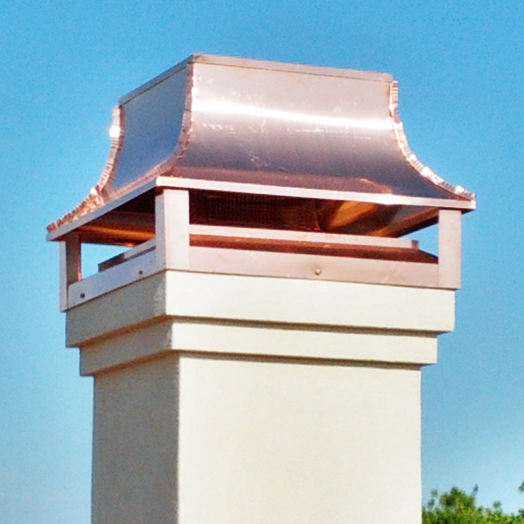 Upgrading and installing new chimney caps in Denton, TX