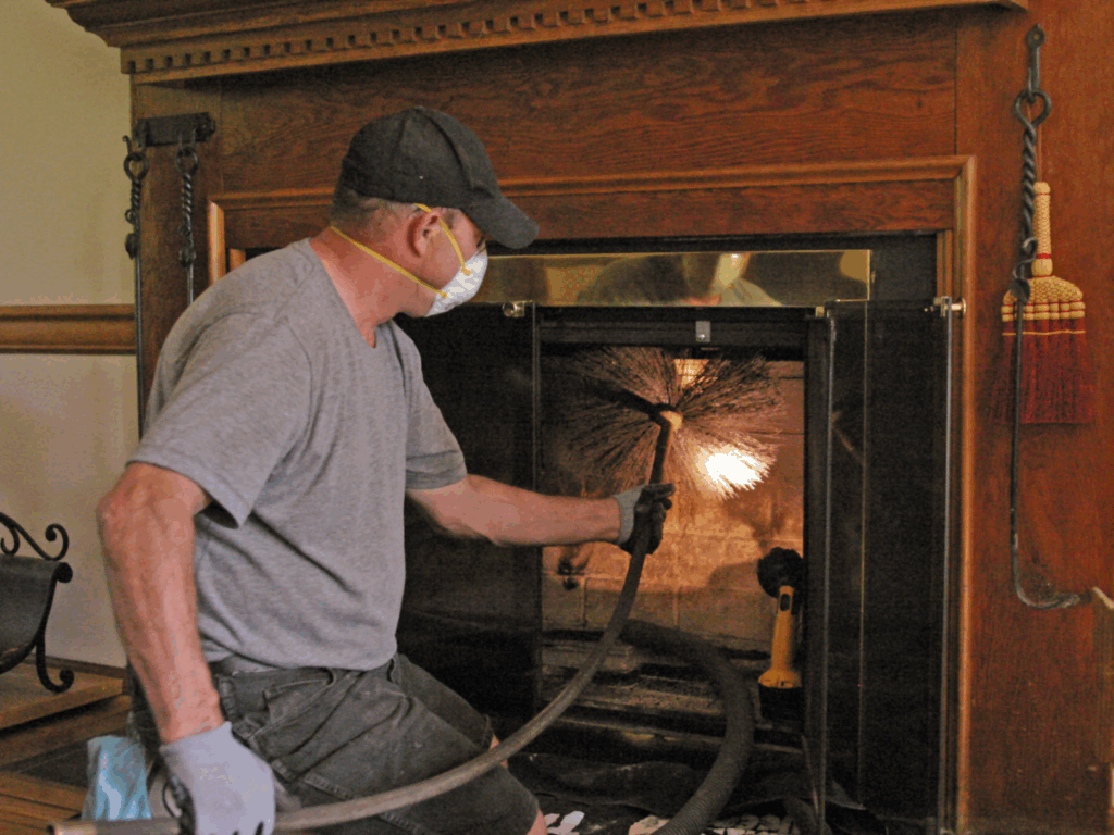 Smelly chimney cleaning in Fort Worth, TX.