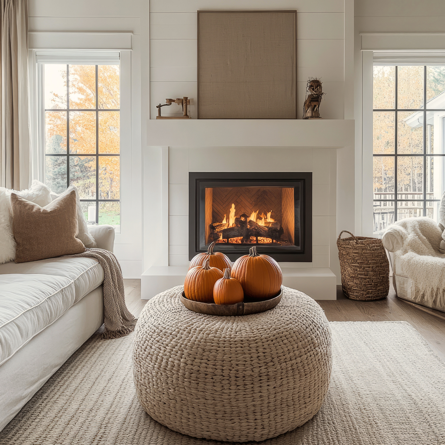 Fall fireplace services in Fort Worth, TX.