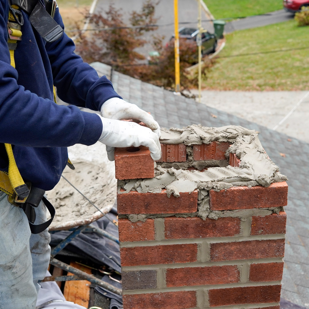 Masonry repairs in Fort Worth, TX.