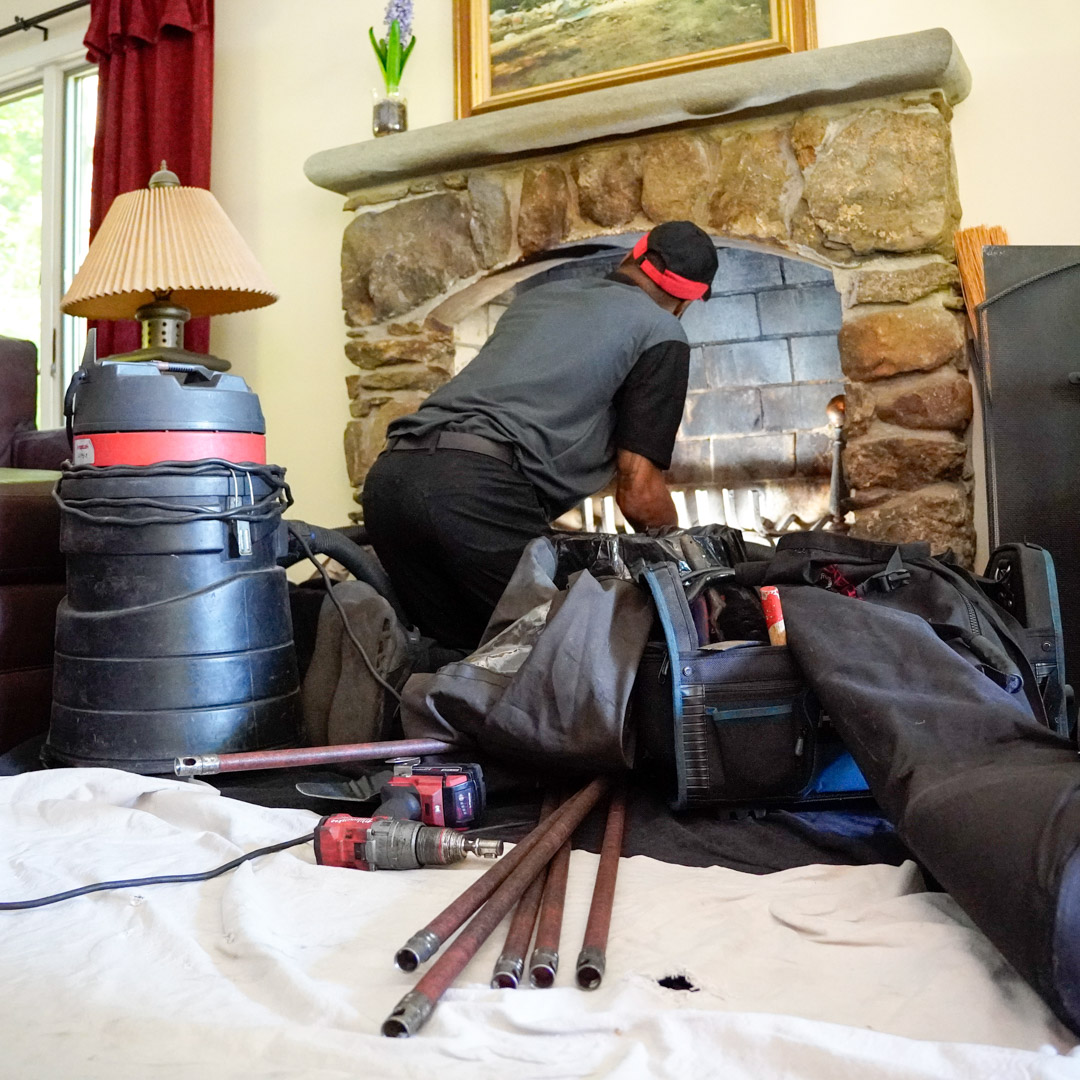 Chimney cleaning in Mansfield, TX